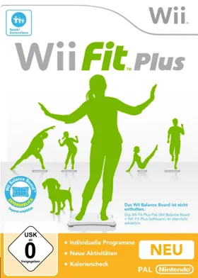 Wii Fit Plus box cover front